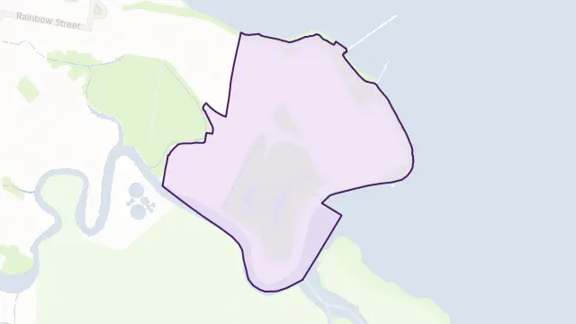 Shorncliffe Area Boundary Map