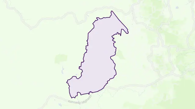 Silver Valley Area Boundary Map