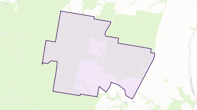 Silverbark Ridge Area Boundary Map