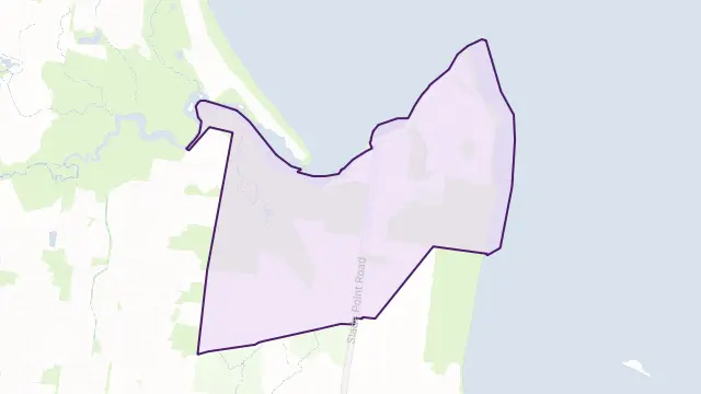 Slade Point Area Boundary Map