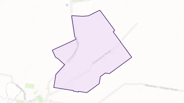 Sladevale Area Boundary Map