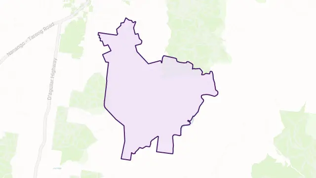South East Nanango Area Boundary Map
