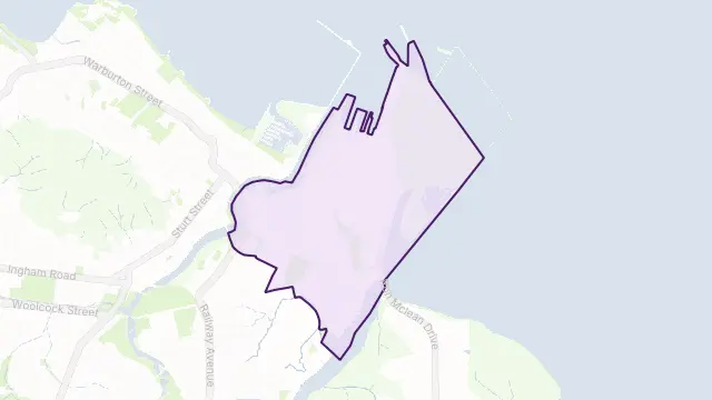 South Townsville Area Boundary Map