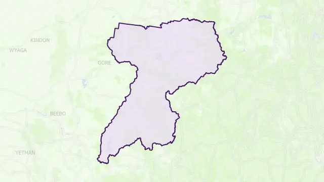 Southern Downs Area Boundary Map