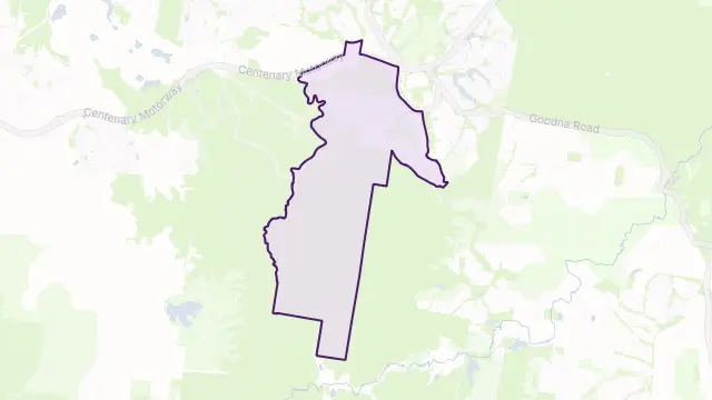 Spring Mountain Area Boundary Map