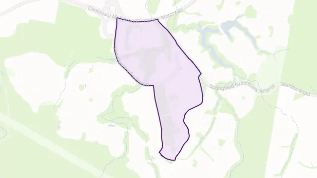 Springfield Central Area Boundary Map
