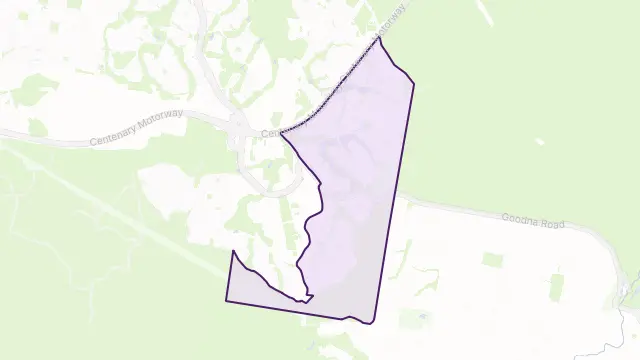 Springfield Lakes Area Boundary Map