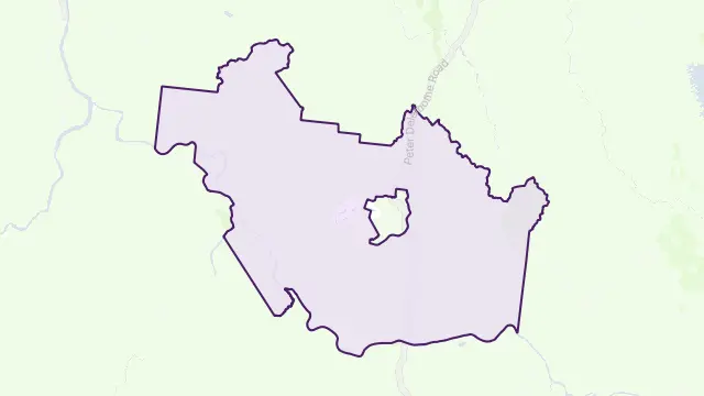 Springlands Area Boundary Map