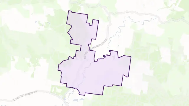 Stanmore Area Boundary Map
