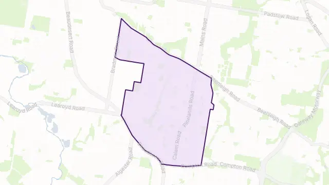 Sunnybank Hills Area Boundary Map