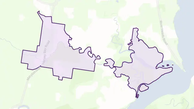 Susan River Area Boundary Map