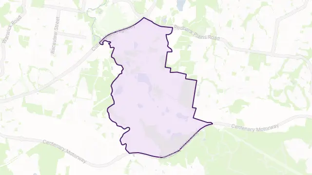 Swanbank Area Boundary Map
