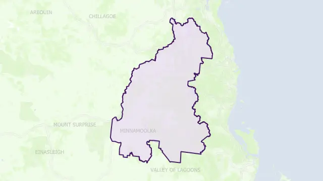Tablelands Council Area Boundary Map