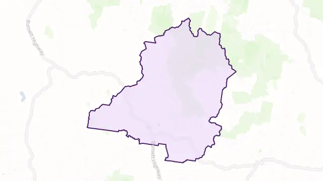 Tansey Area Boundary Map