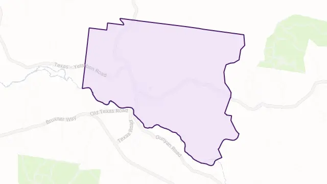 Texas Area Boundary Map