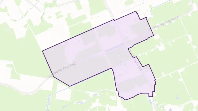 Thabeban Area Boundary Map