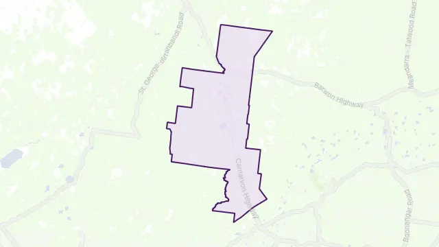 Thallon Area Boundary Map