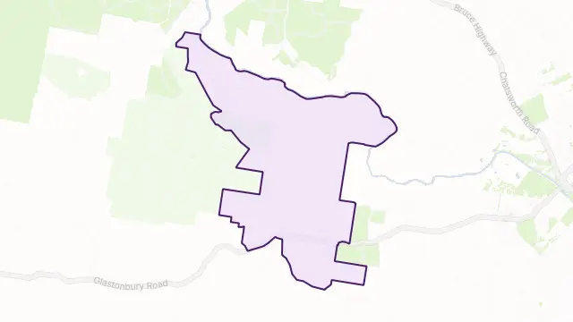The Palms Area Boundary Map