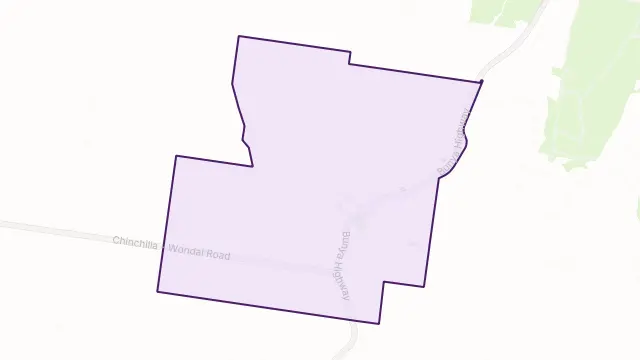 Tingoora Area Boundary Map