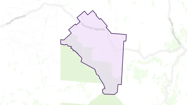 Toko Area Boundary Map