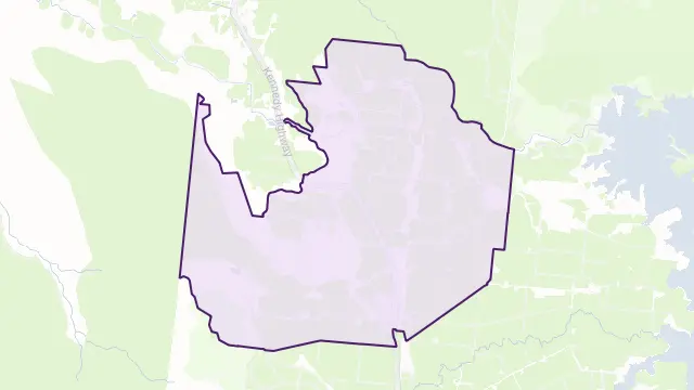 Tolga Area Boundary Map
