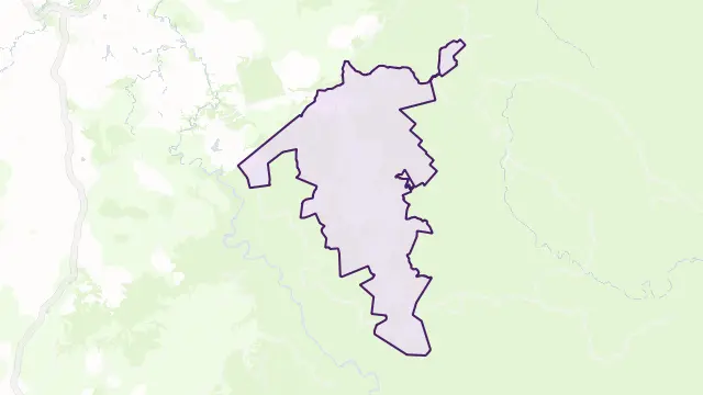 Topaz Area Boundary Map