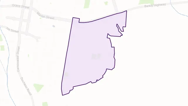 Townview Area Boundary Map