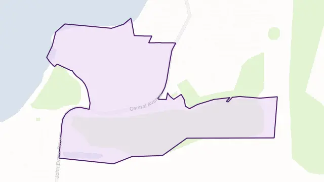 Trunding Area Boundary Map