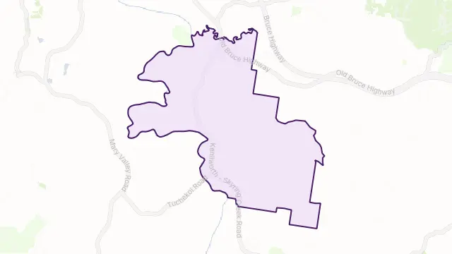 Tuchekoi Area Boundary Map