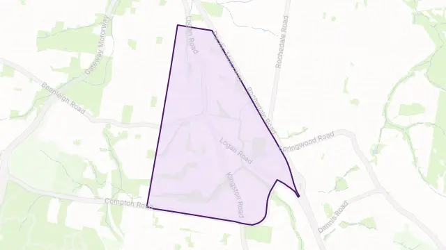Underwood Area Boundary Map
