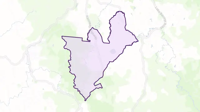 Upper Barron Area Boundary Map