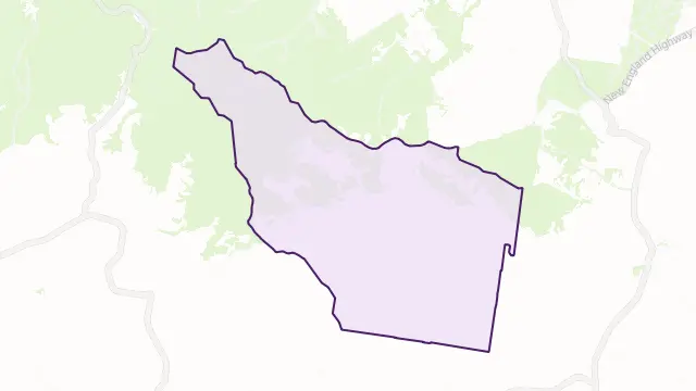 Upper Cooyar Creek Area Boundary Map