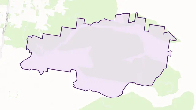 Upper Flagstone Area Boundary Map