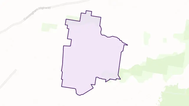 Upper Freestone Area Boundary Map