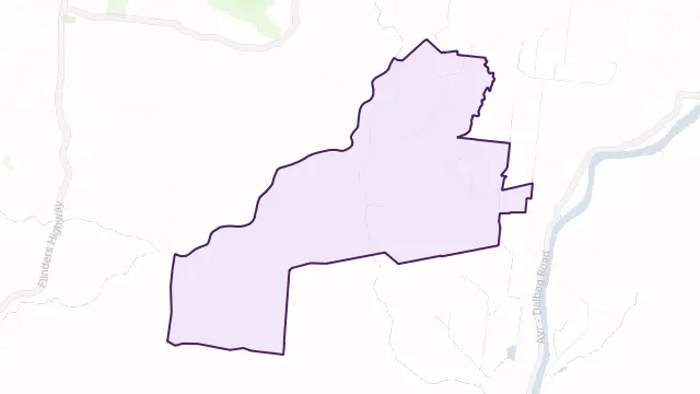 Upper Haughton Area Boundary Map