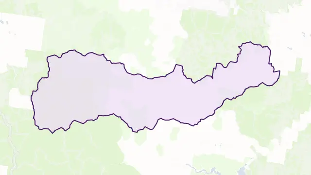 Upper Kandanga Area Boundary Map