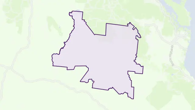 Valley Of Lagoons Area Boundary Map