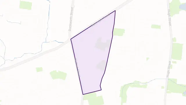 Vincent Area Boundary Map