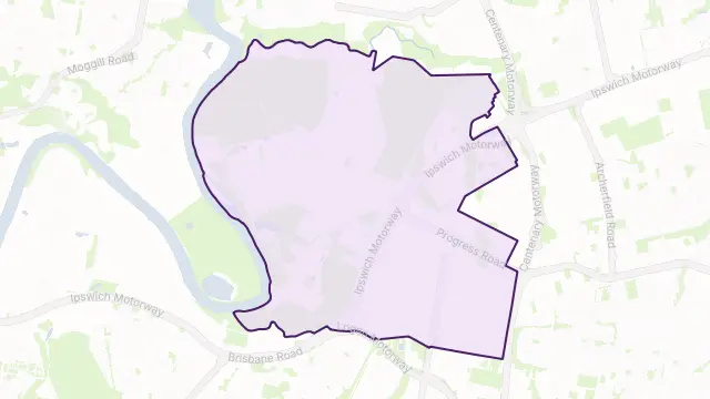 Wacol Area Boundary Map