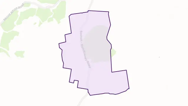Wallaces Creek Area Boundary Map