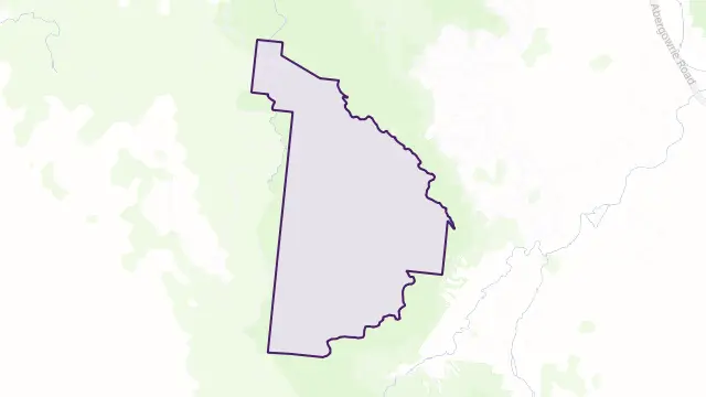 Wallaman Area Boundary Map