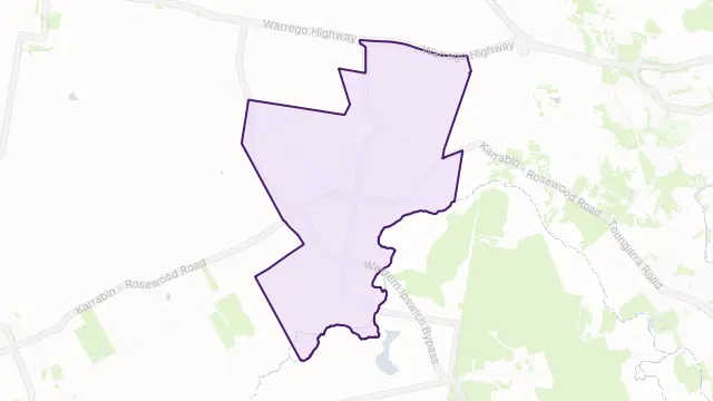 Walloon Area Boundary Map