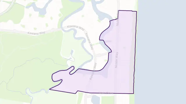Warana Area Boundary Map