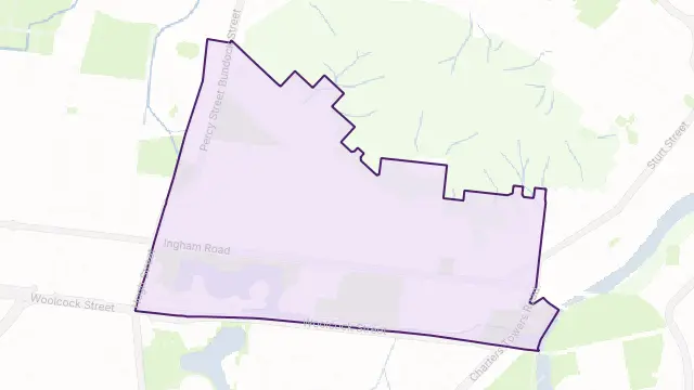 West End Area Boundary Map