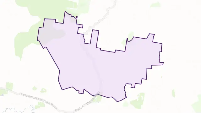 West Haldon Area Boundary Map