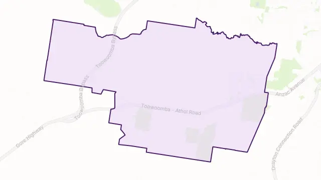Westbrook Area Boundary Map