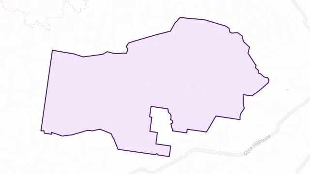 Western Creek Area Boundary Map