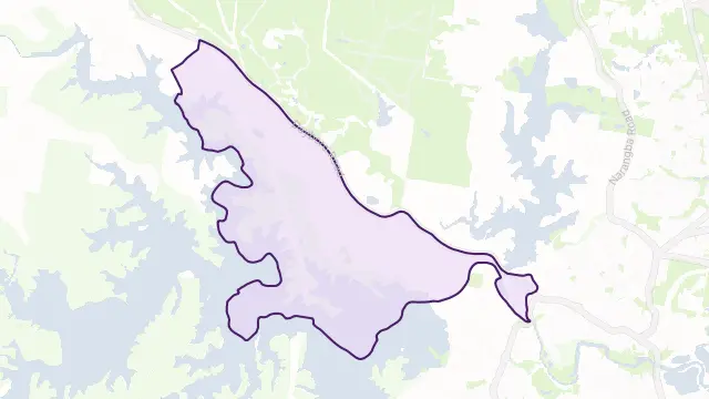 Whiteside Area Boundary Map