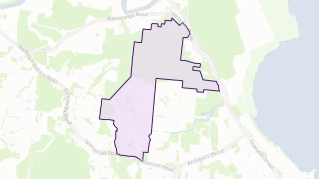 Whitfield Area Boundary Map