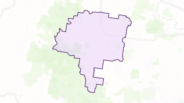 Widgee Area Boundary Map